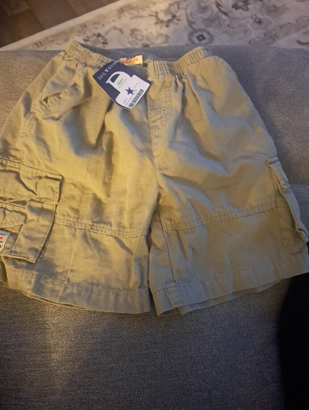 Kids Cargo Shorts in Khaki - Comfortable Everyday Short